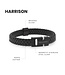 Harrison leren armband black edition