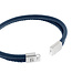 Denby leren armband blauw