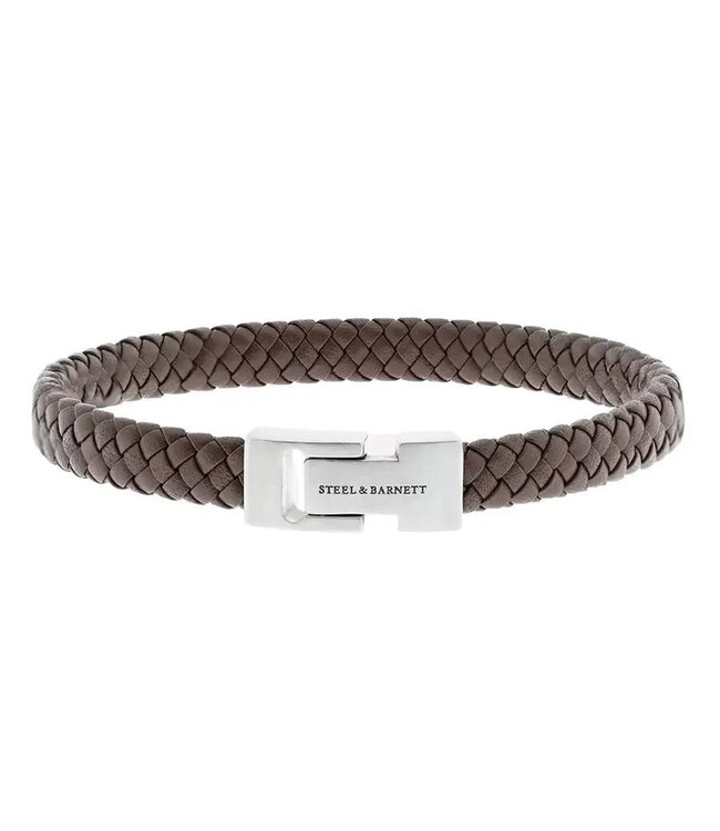 Archie leren armband bruin