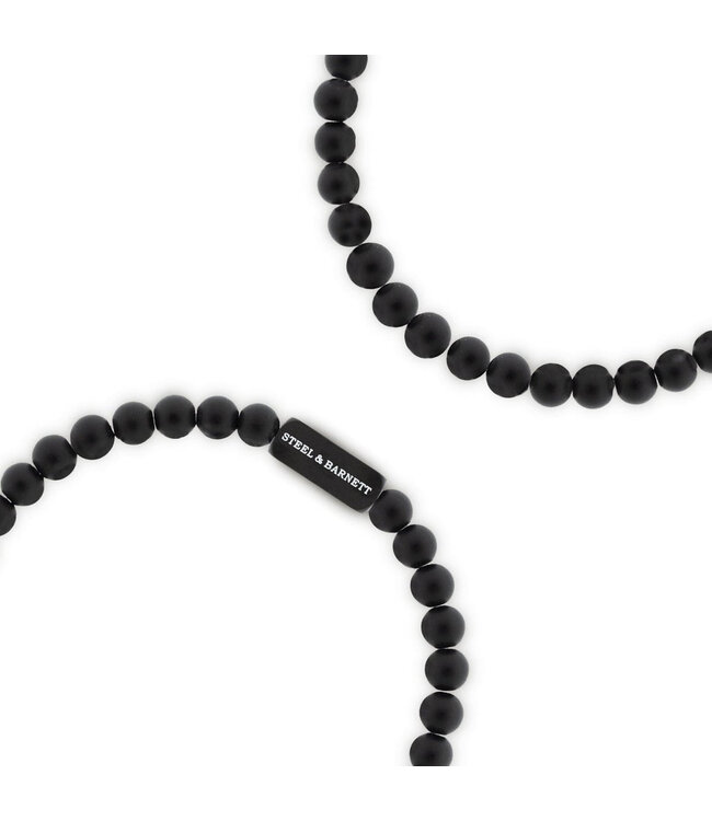 Natural Ned edelsteen armband  black edition