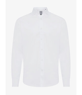 Gentiluomo Dynamic stretch travel overhemd wit