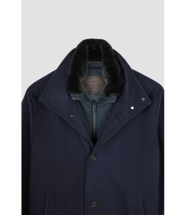 cashmere coat marine