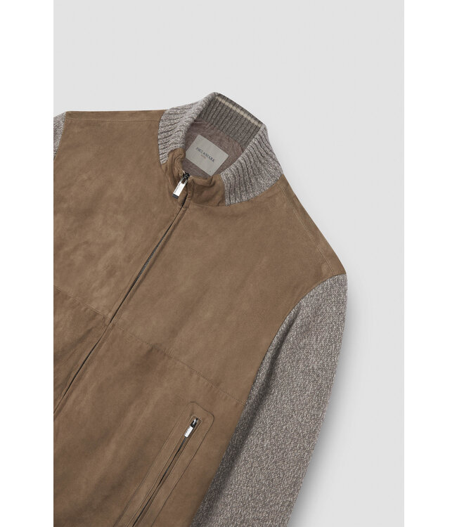 hybride suède vest moonbeam-fungi