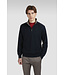 Riviera wollen half zip trui marine