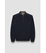 Riviera wollen half zip trui marine