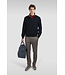 Riviera wollen half zip trui marine