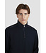 Riviera wollen half zip trui marine