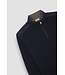 Riviera wollen half zip trui marine