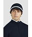 wollen half zip trui marine