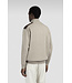 wol cashmere half zip trui beige