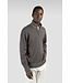 wollen half zip trui bruin
