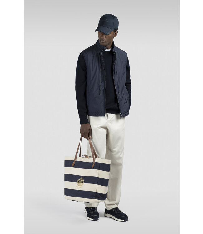 wollen ronde hals trui marine