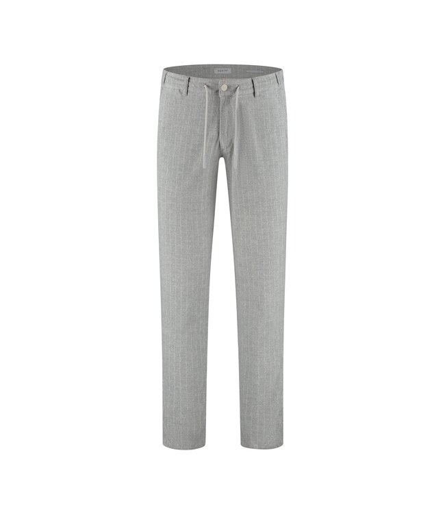 wol look chino lichtgrijs krijtstreep