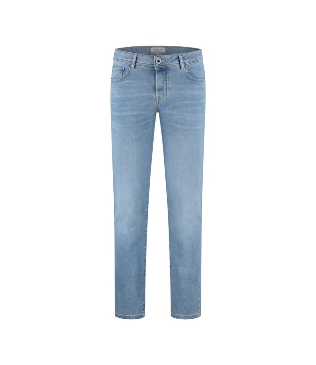 5-pocket denim light bleached indigo