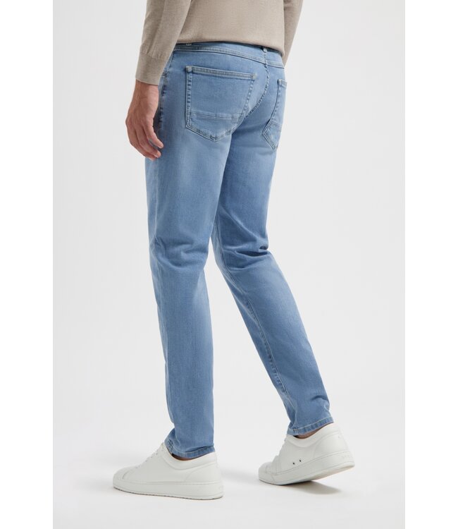 5-pocket denim light bleached indigo
