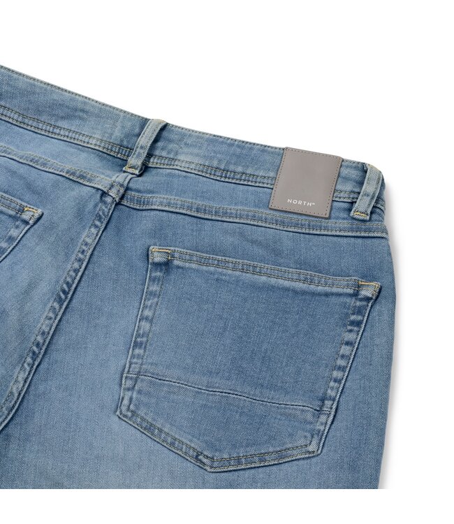 5-pocket denim light bleached indigo