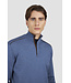 wollen half zip trui lichtblauw