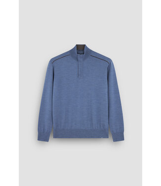 Paul & Shark wollen half zip trui lichtblauw Paul & Shark wollen half zip trui lichtblauw