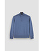 wollen half zip trui lichtblauw