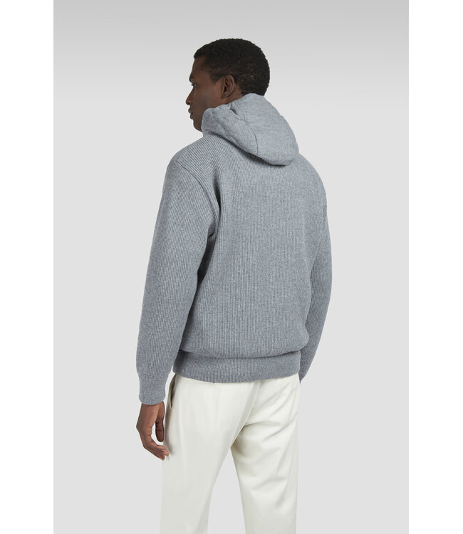 Re-Wool hybride vest lichtgrijs