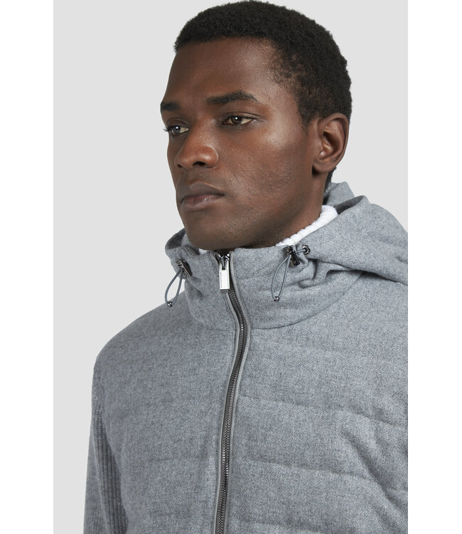 Re-Wool hybride vest lichtgrijs