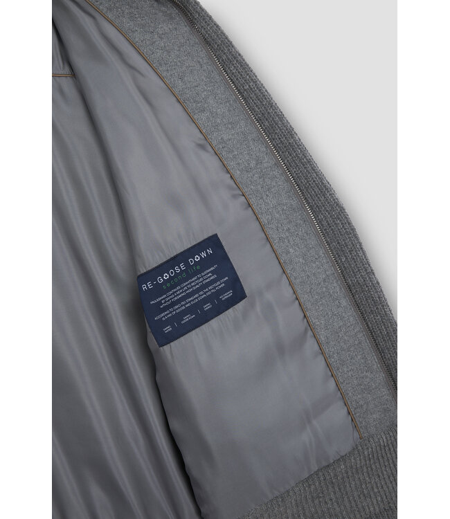 Re-Wool hybride vest lichtgrijs