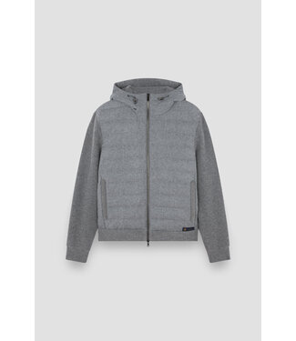 Paul & Shark Re-Wool hybride vest lichtgrijs Paul & Shark Re-Wool hybride vest lichtgrijs