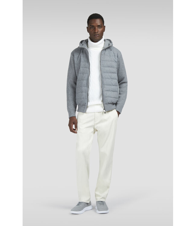 Re-Wool hybride vest lichtgrijs