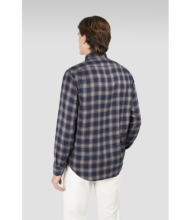 overhemd marine ruit