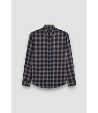 Paul & Shark X-Soft overhemd marine ruit