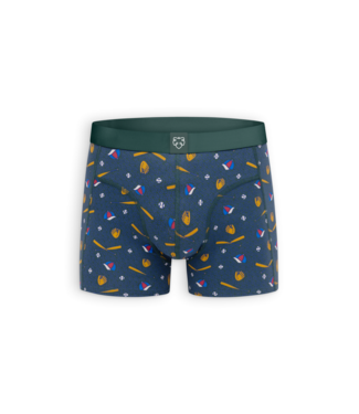 A-dam Underwear boxer Green Retro Game