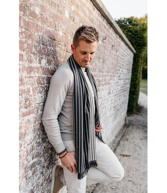 Carlo Lanza sjaal Pinzolo zand