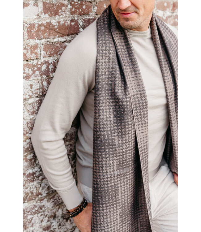 sjaal Leonardo khaki