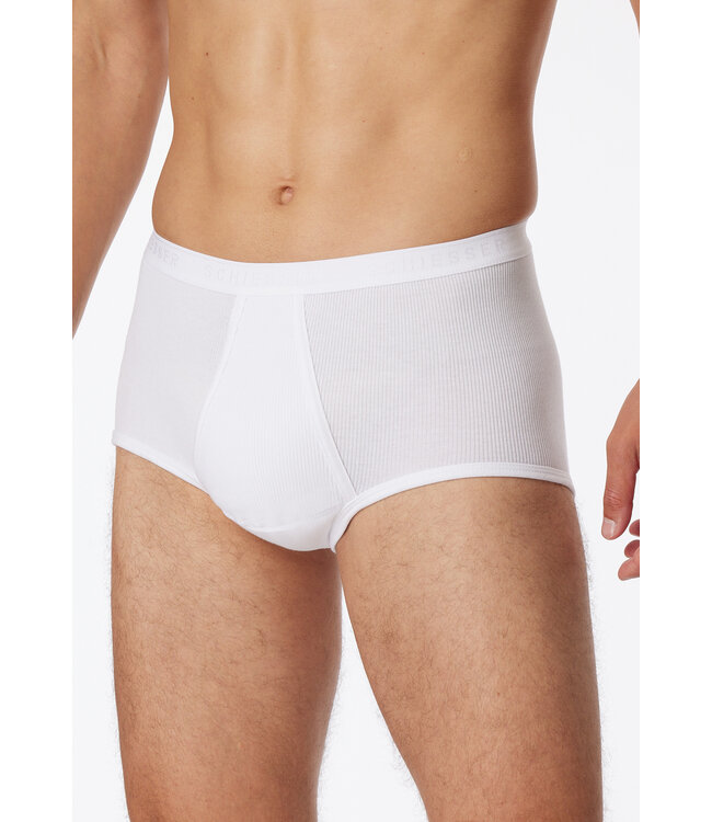 Doppelripp sportslip wit