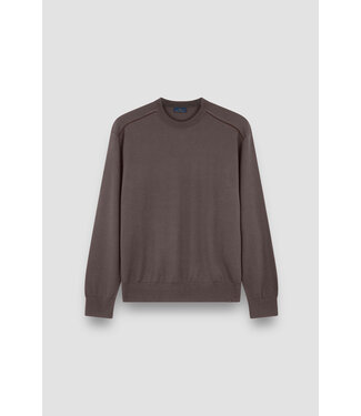 Paul & Shark ronde hals trui bruin