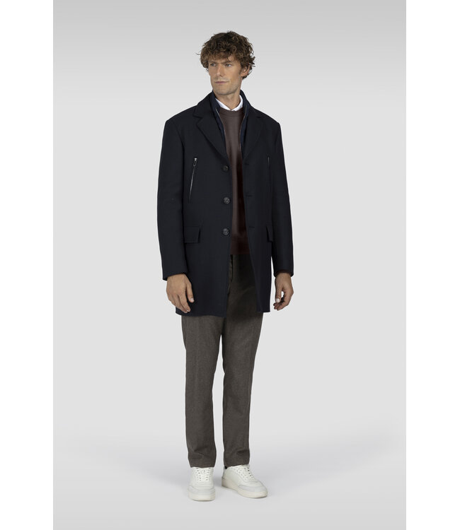 ronde hals trui bruin