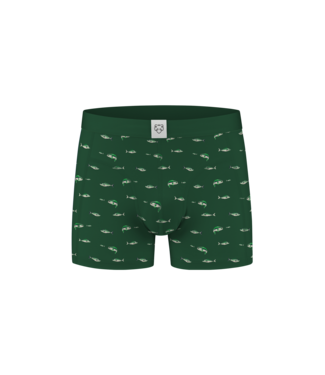 A-dam Underwear boxer Green Fishing Pond