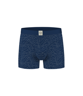 A-dam Underwear boxer Navy Mountains
