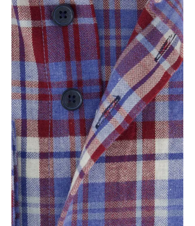 regular fit overhemd jeans ruit