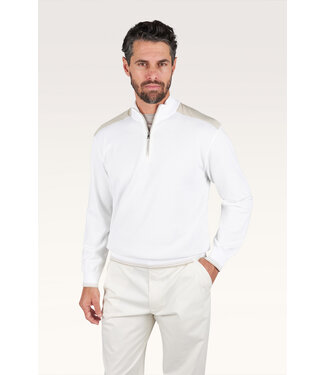 Paul & Shark half‑zip Typhoon® sweater ecru