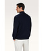 wollen half zip marine