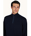 wollen half zip marine
