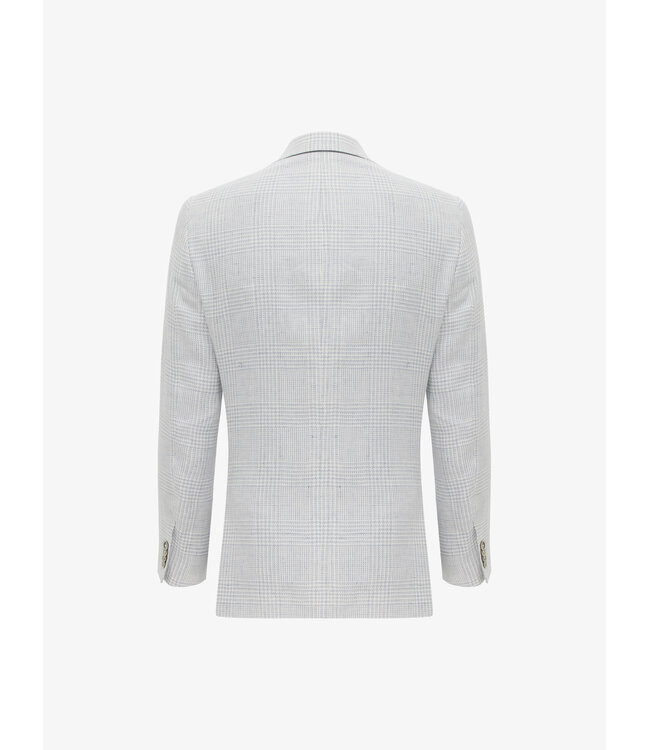 Gold colbert lichtblauw ruit