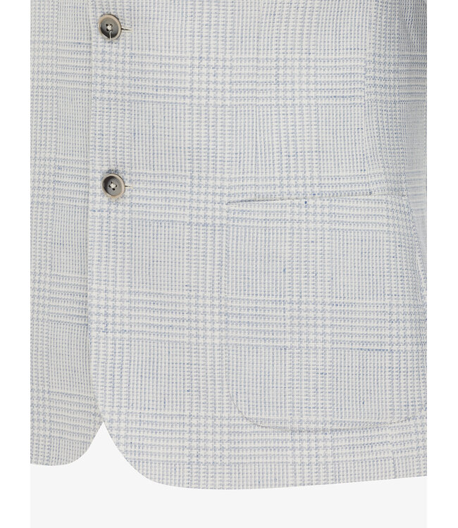 Gold colbert lichtblauw ruit