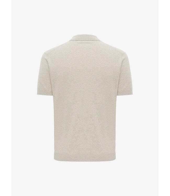 korte mouw polo beige