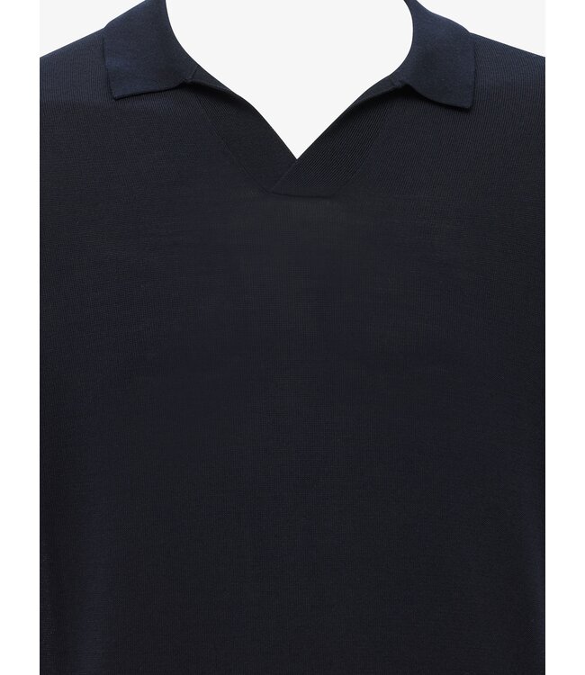 Gold korte mouw polo marine