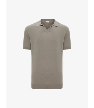 Gentiluomo Gold korte mouw polo taupe