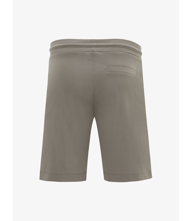 katoenen short taupe