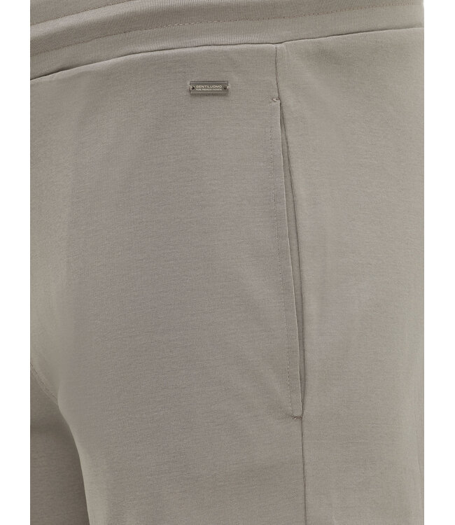 katoenen short taupe