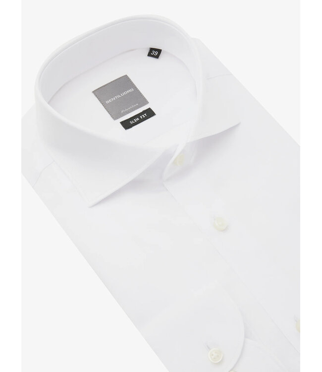 Dynamic stretch travel overhemd wit